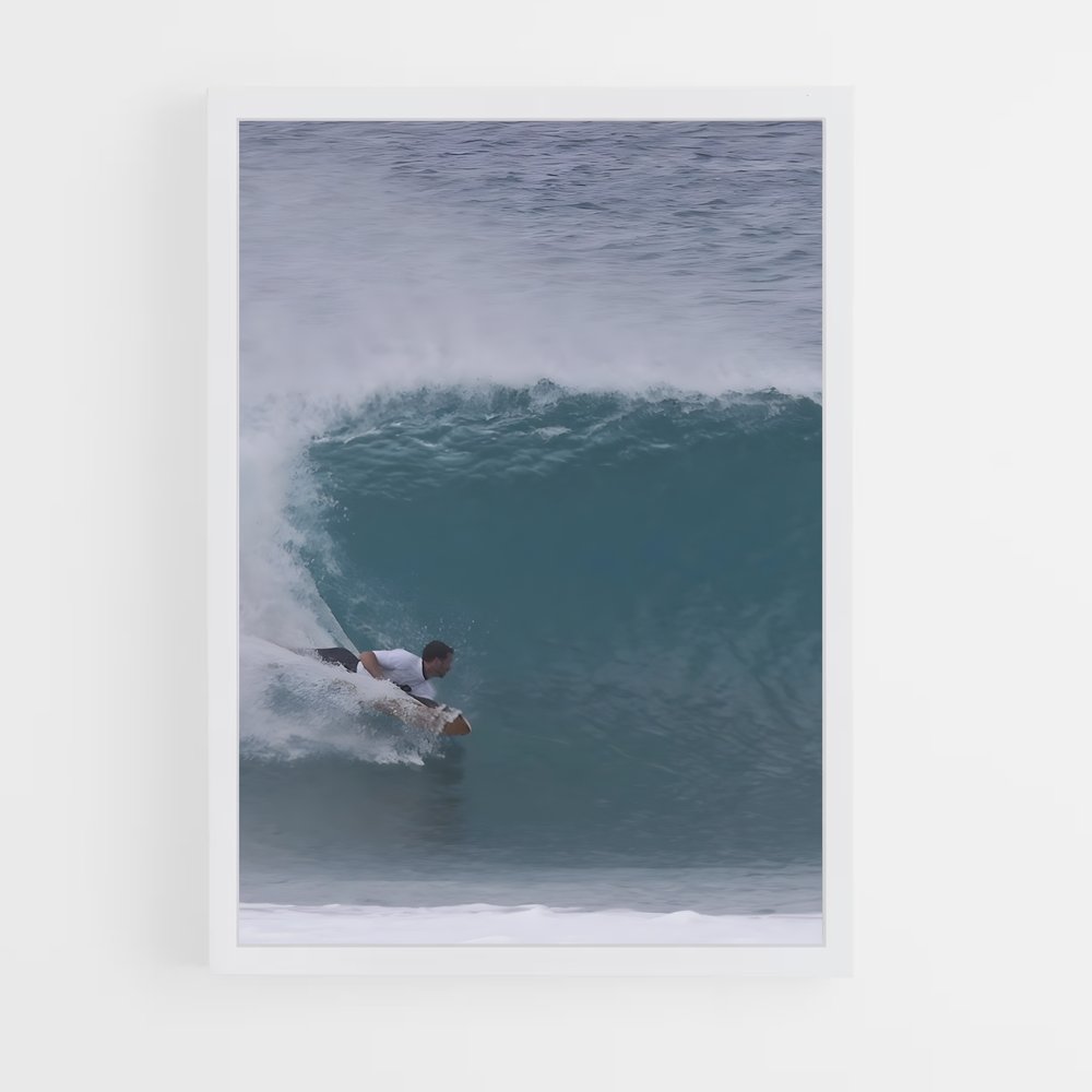 Poster Vague Énergique – affiche Bodyboard (vue 3)